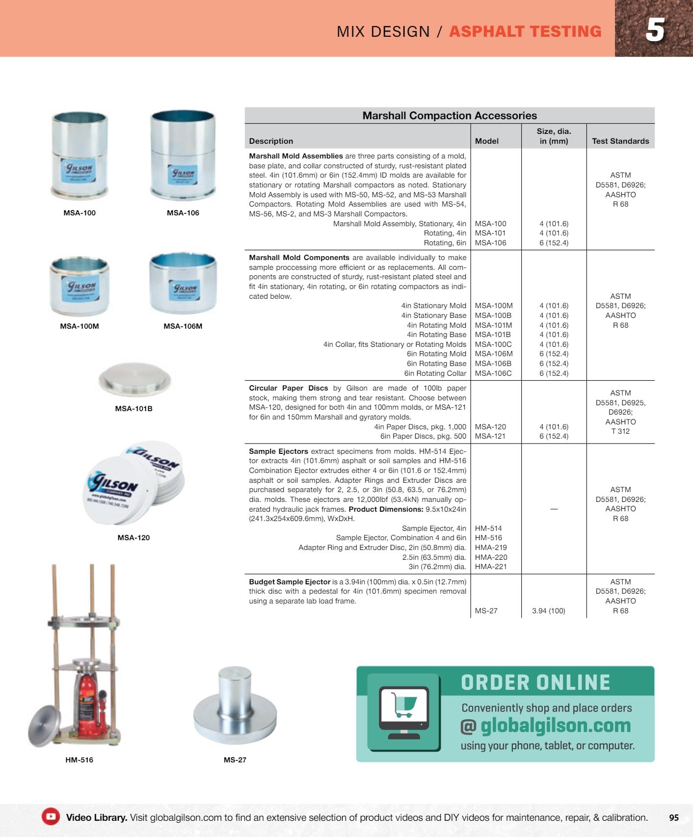 Gilson Company Materials Testing Catalog Weekly Ad January 1 - December 31, 2026