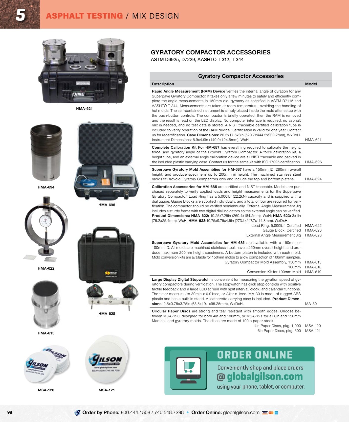 Gilson Company Materials Testing Catalog Weekly Ad January 1 - December 31, 2026