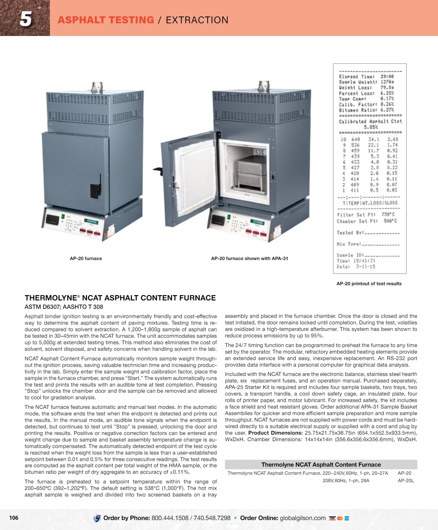 Gilson Company Materials Testing Catalog Weekly Ad January 1 - December 31, 2026