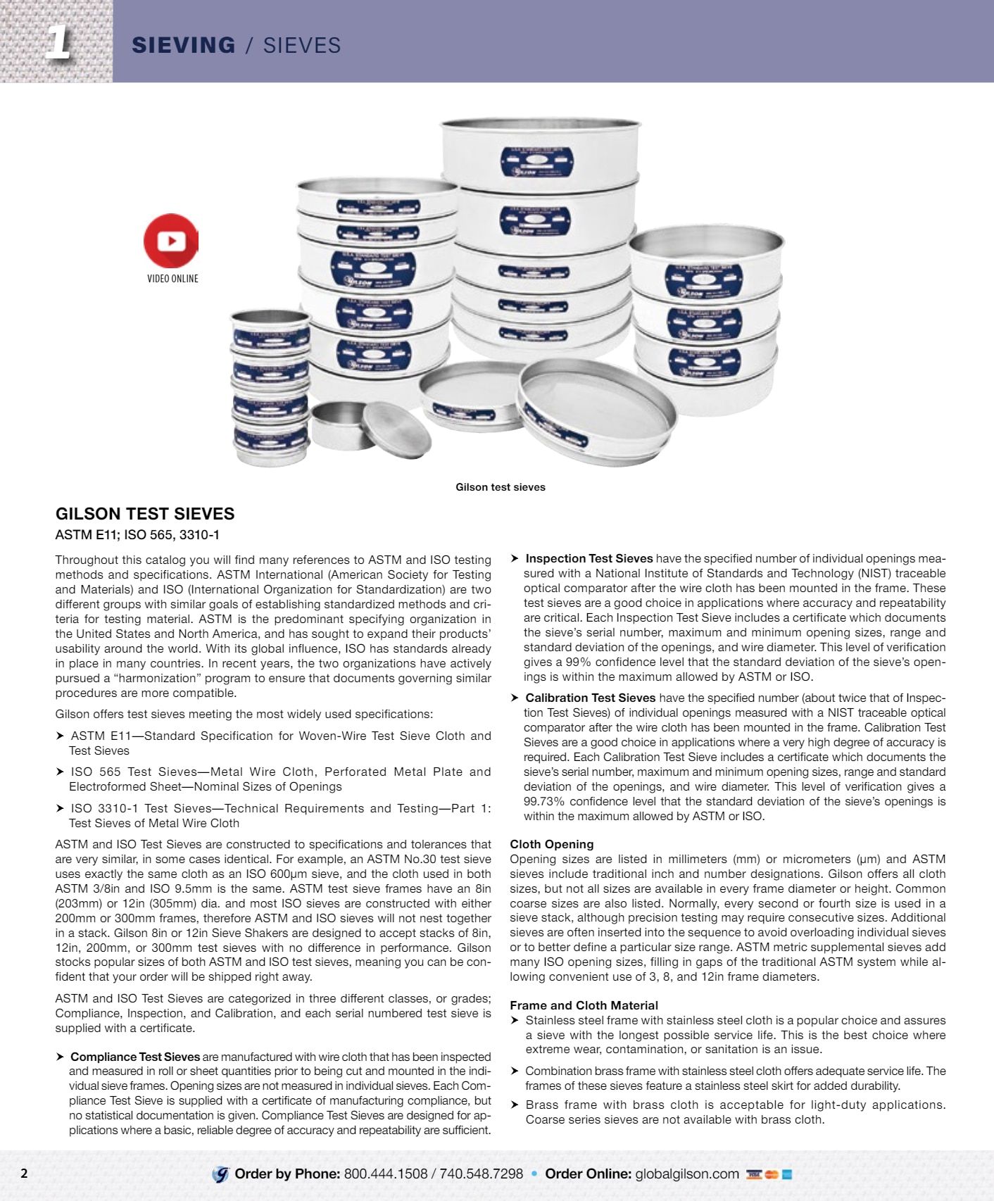Gilson Company Materials Testing Catalog Weekly Ad January 1 - December 31, 2026