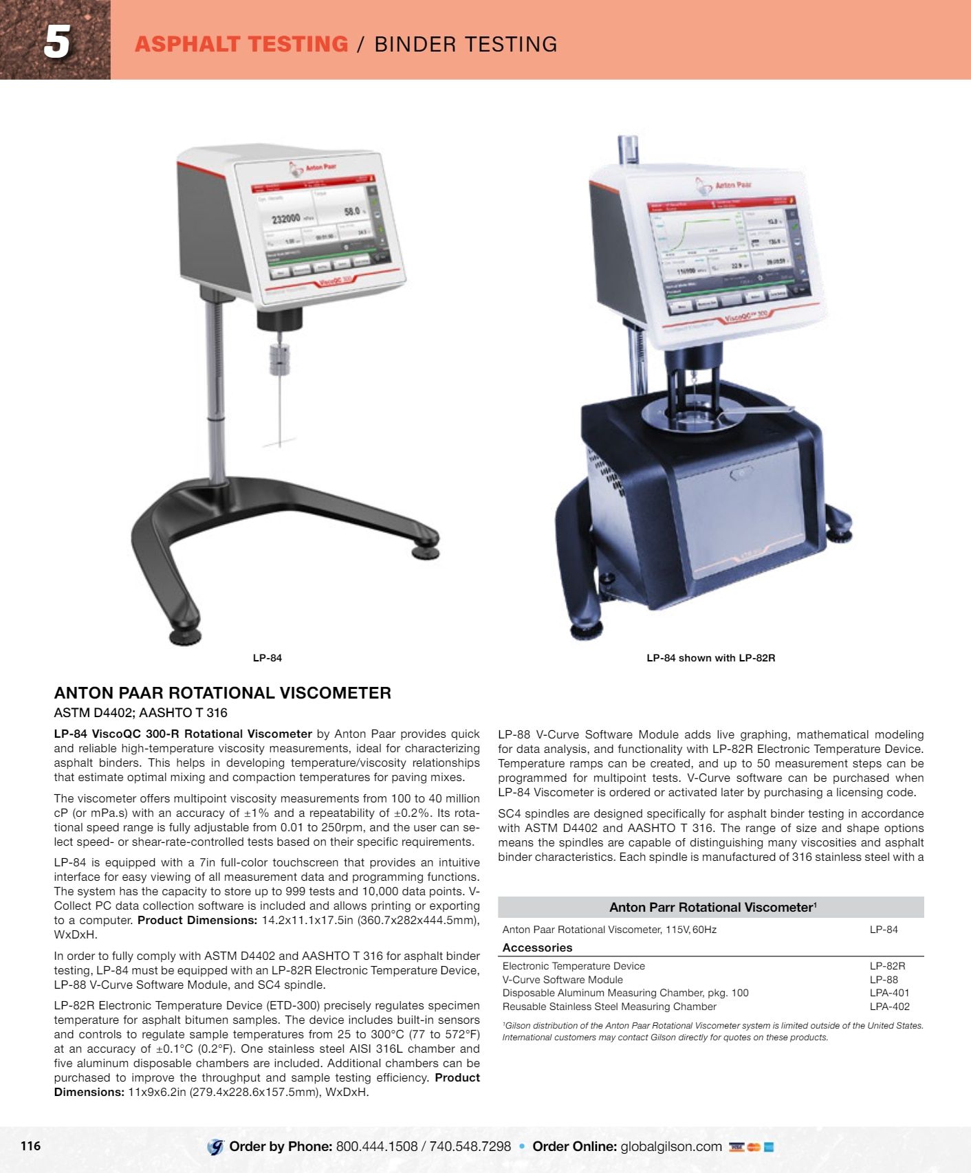 Gilson Company Materials Testing Catalog Weekly Ad January 1 - December 31, 2026