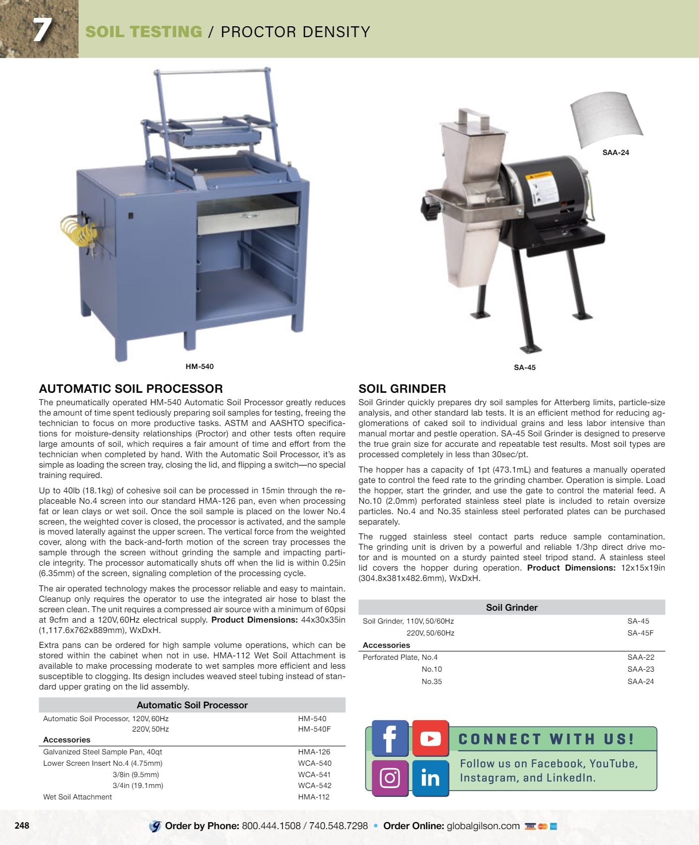 Gilson Company Materials Testing Catalog Weekly Ad January 1 - December 31, 2026