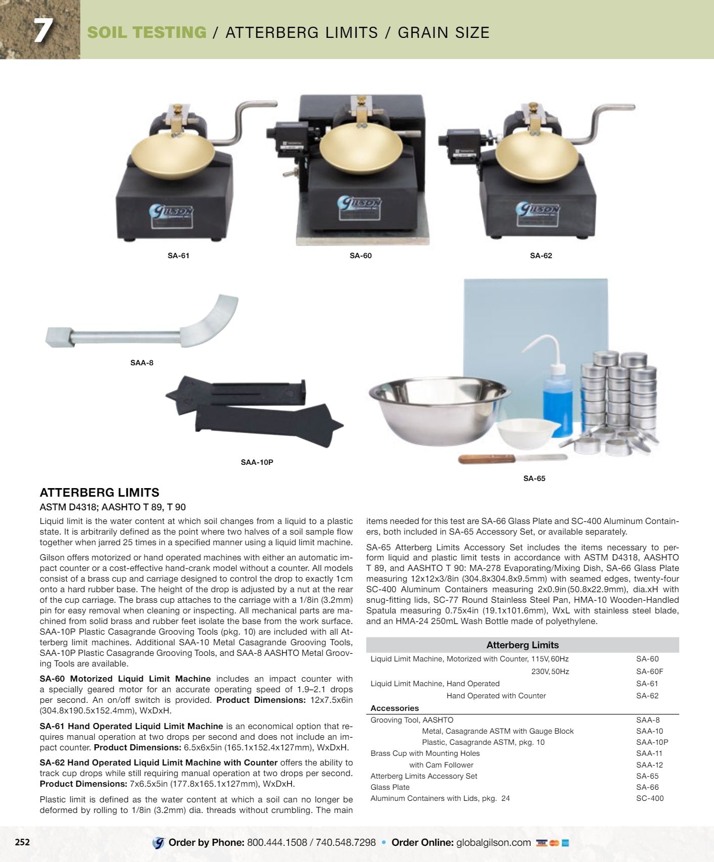 Gilson Company Materials Testing Catalog Weekly Ad January 1 - December 31, 2026