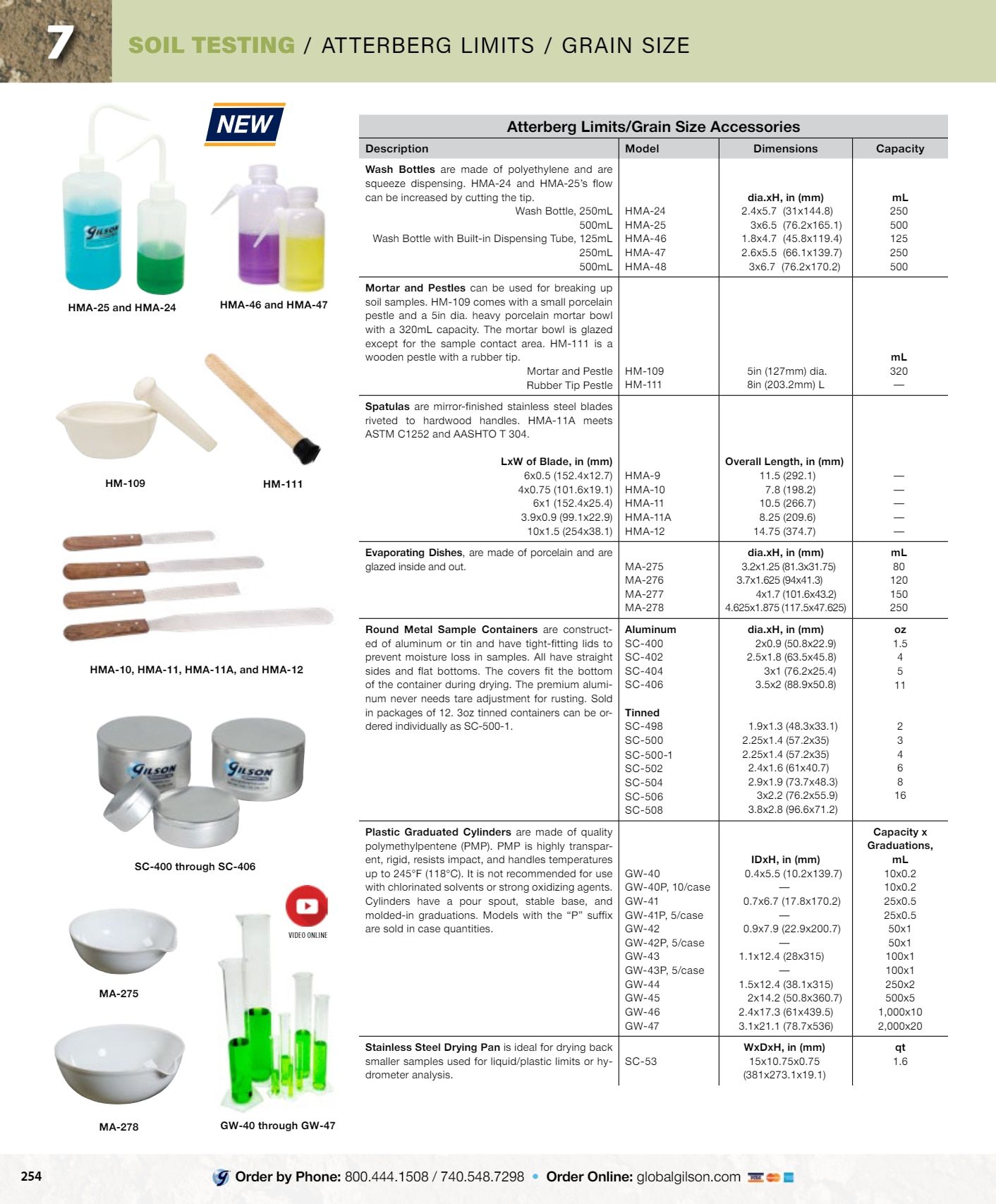 Gilson Company Materials Testing Catalog Weekly Ad January 1 - December 31, 2026