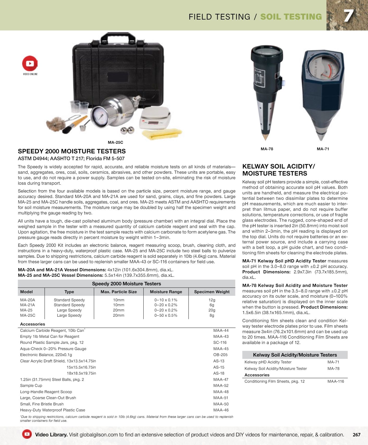 Gilson Company Materials Testing Catalog Weekly Ad January 1 - December 31, 2026