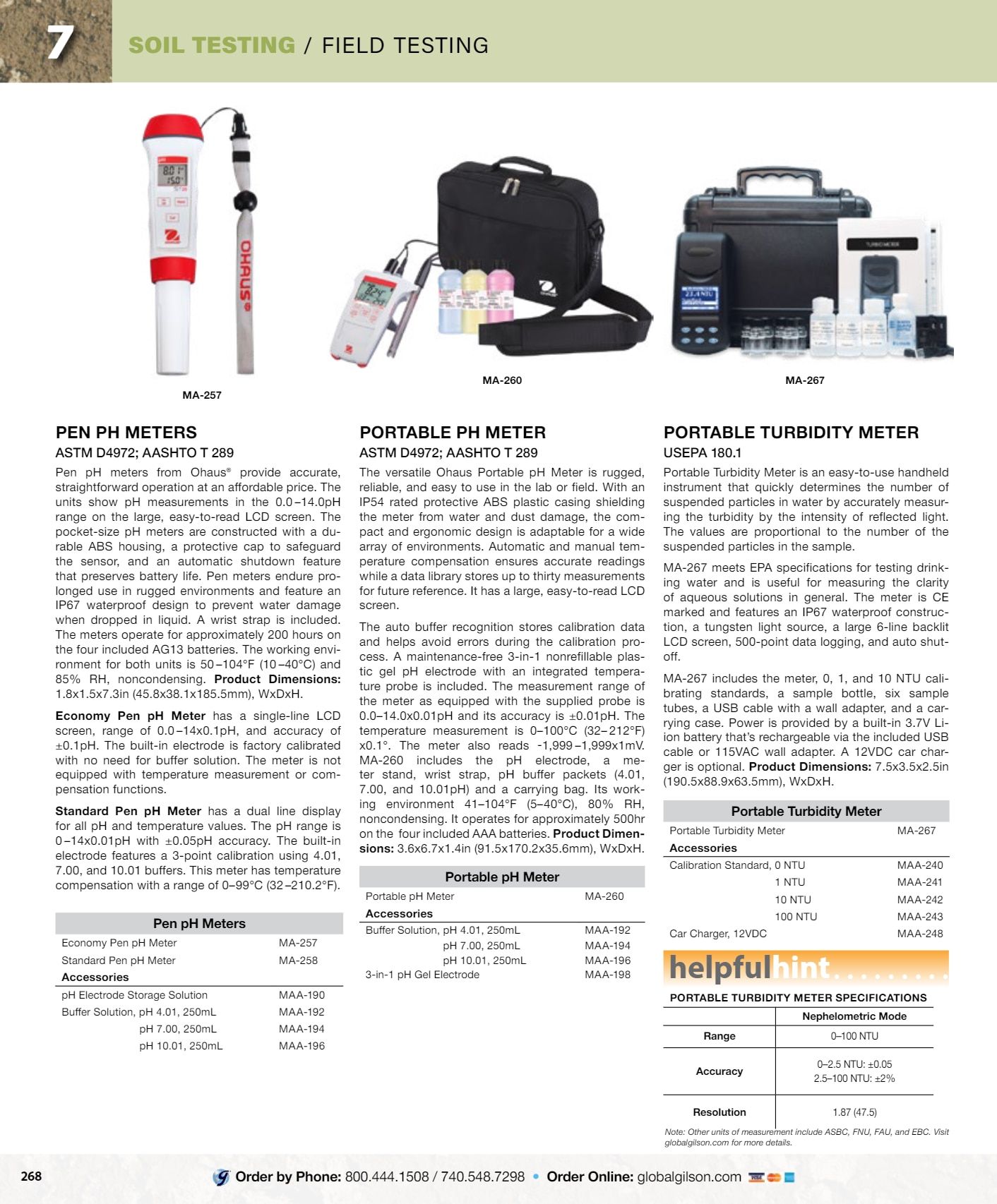 Gilson Company Materials Testing Catalog Weekly Ad January 1 - December 31, 2026