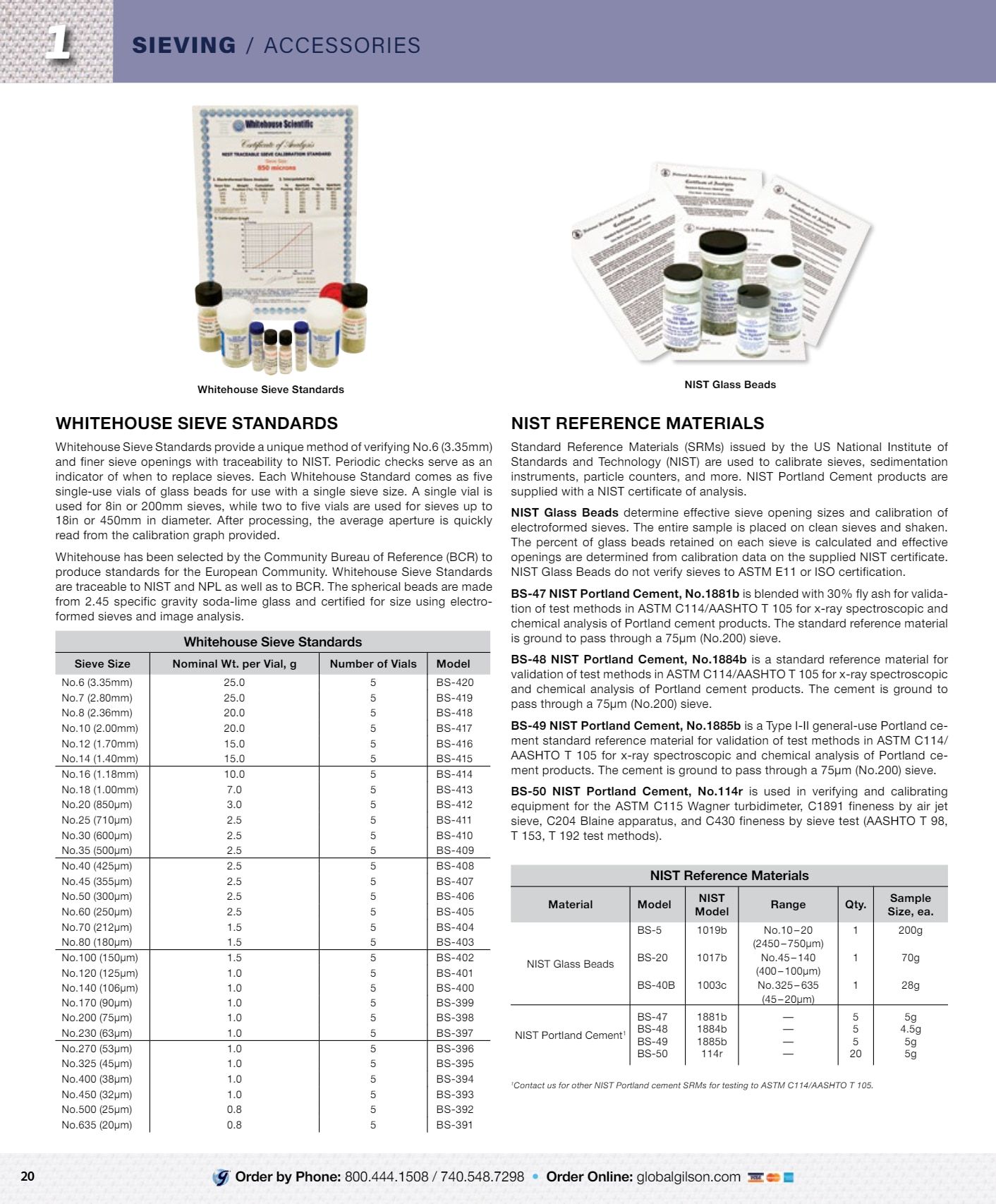 Gilson Company Materials Testing Catalog Weekly Ad January 1 - December 31, 2026