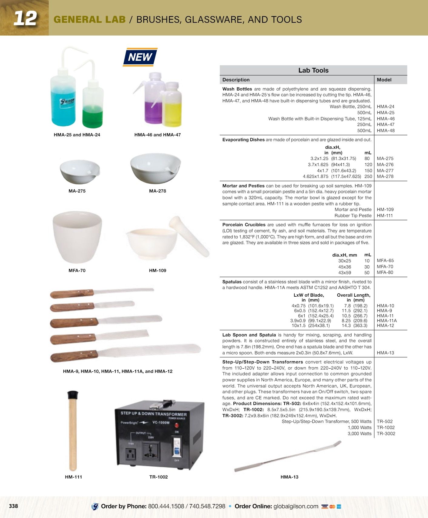 Gilson Company Materials Testing Catalog Weekly Ad January 1 - December 31, 2026