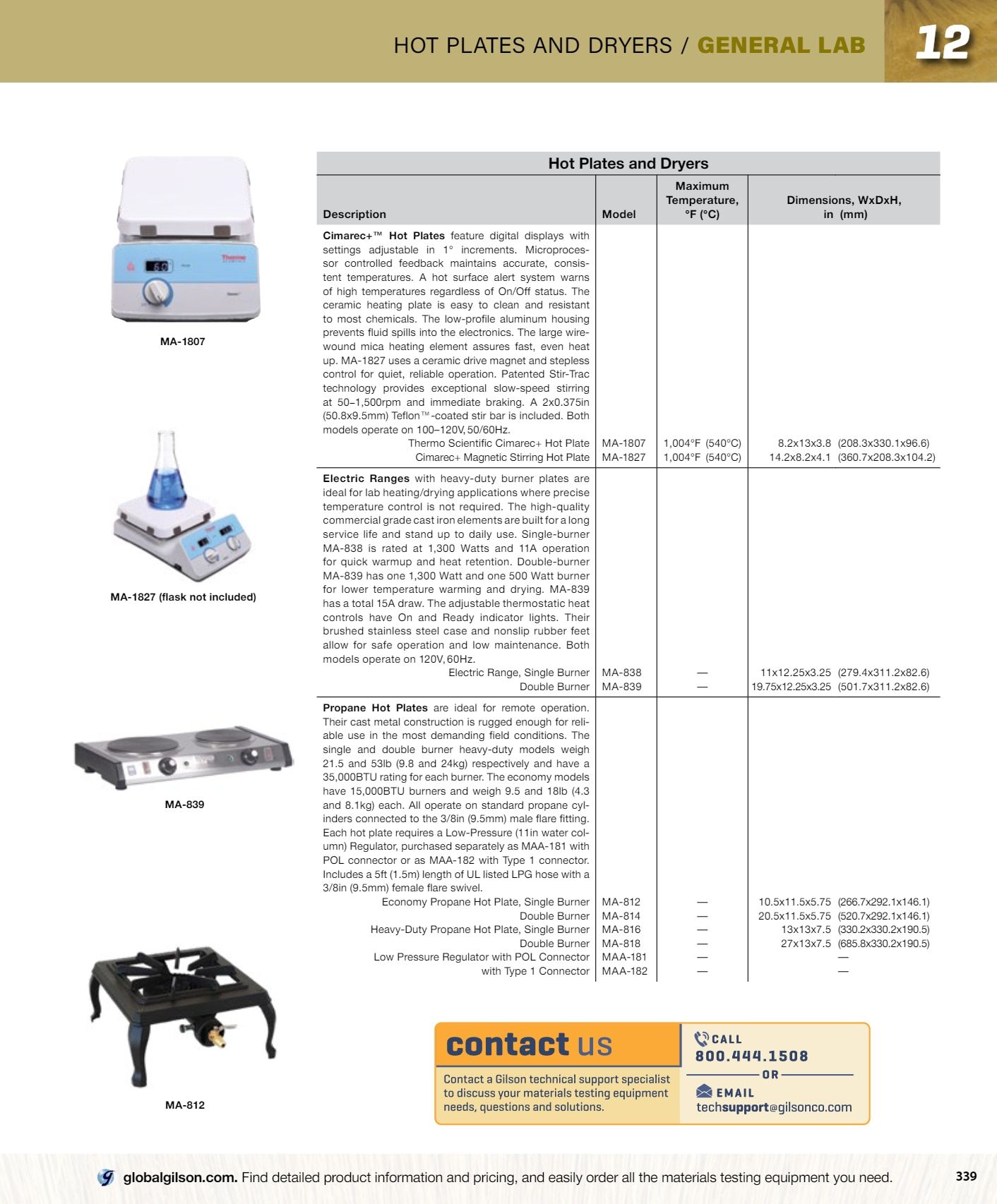 Gilson Company Materials Testing Catalog Weekly Ad January 1 - December 31, 2026
