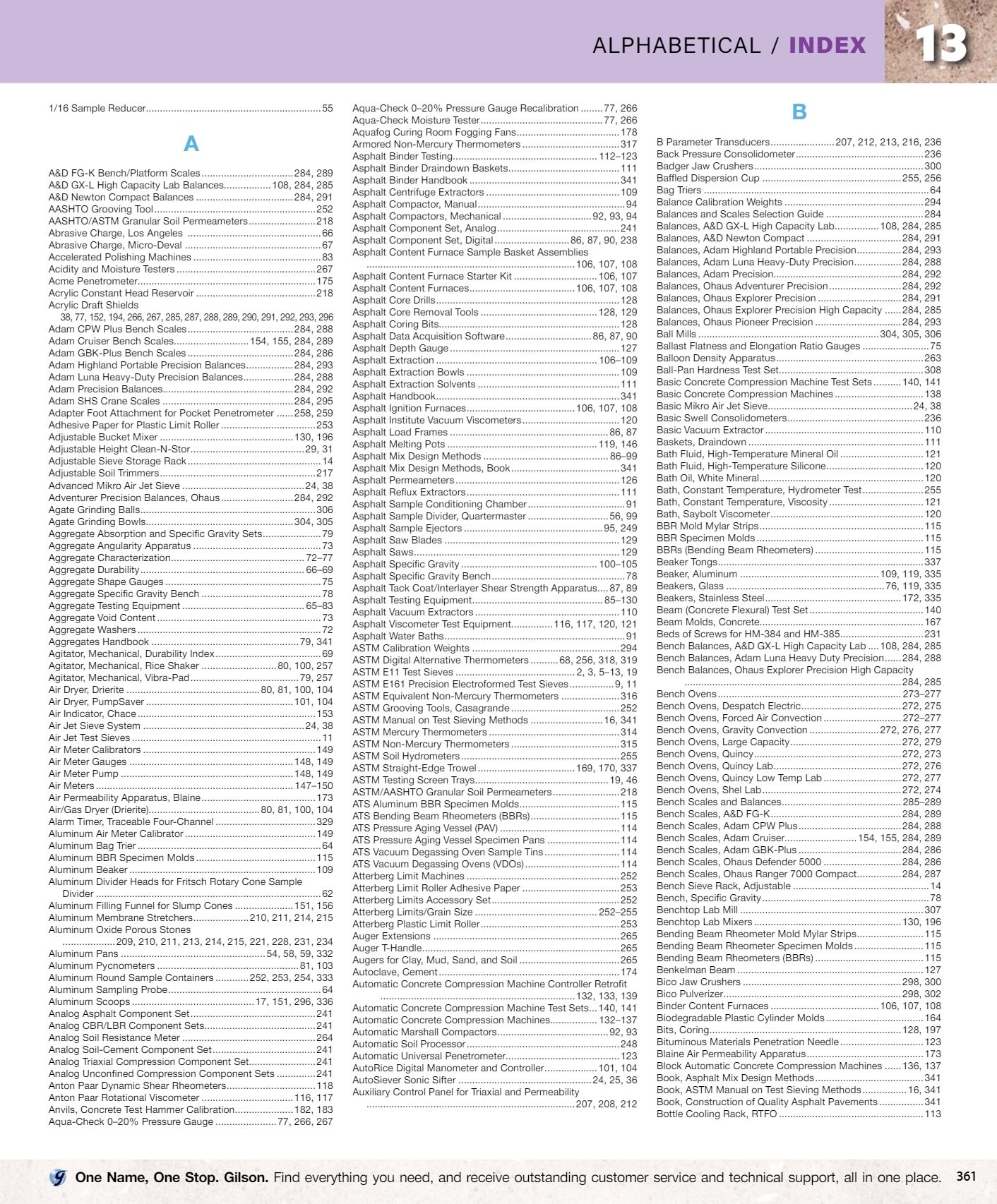 Gilson Company Materials Testing Catalog Weekly Ad January 1 - December 31, 2026