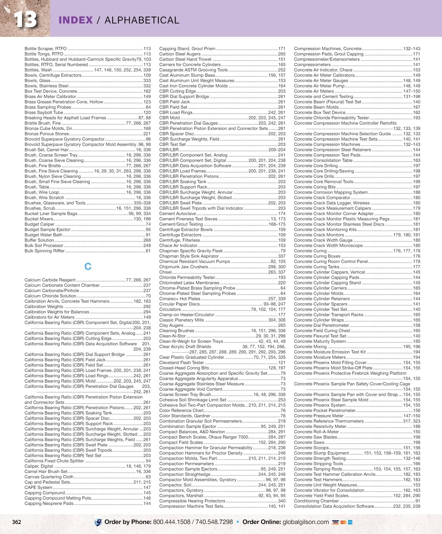 Gilson Company Materials Testing Catalog Weekly Ad January 1 - December 31, 2026