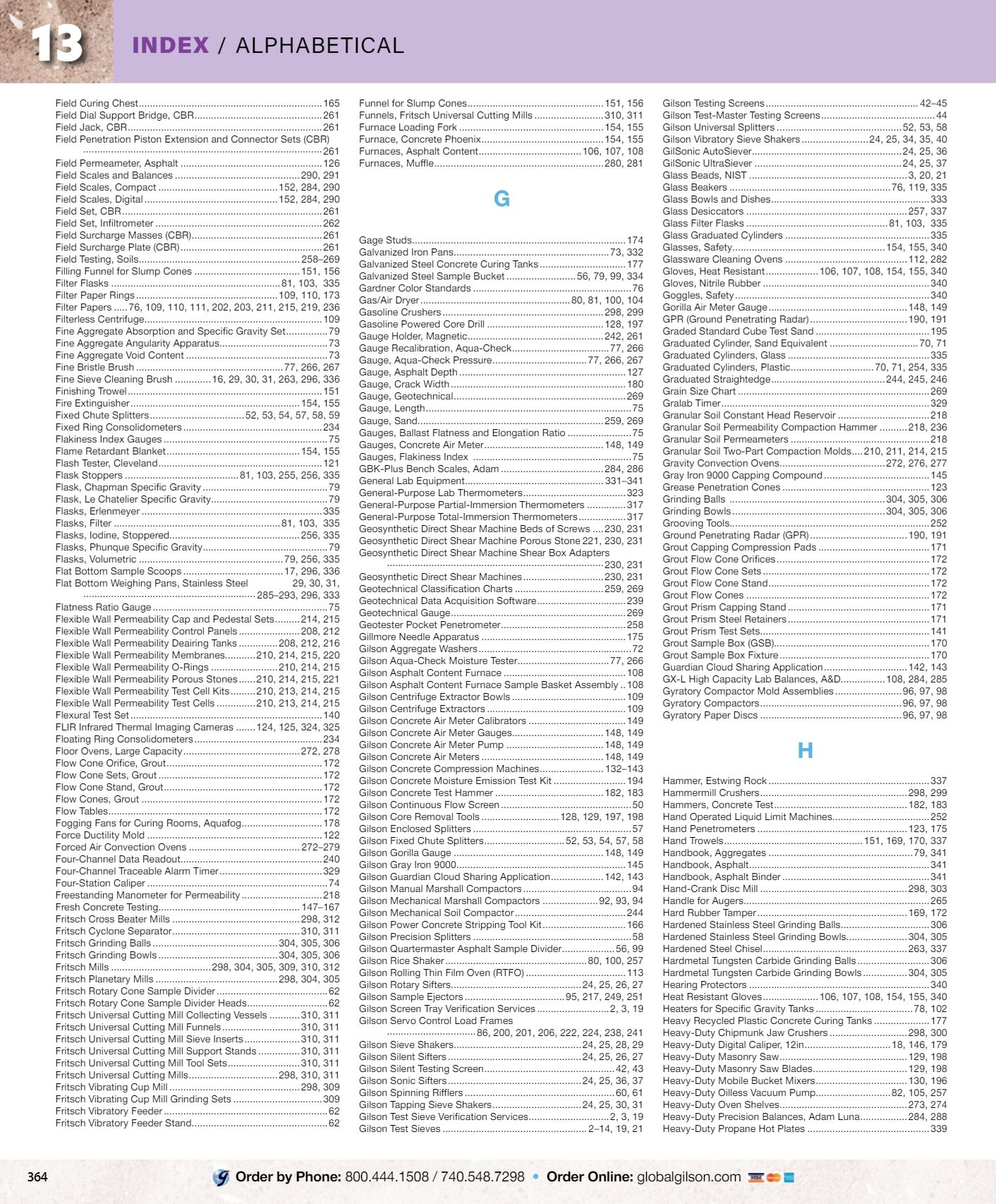 Gilson Company Materials Testing Catalog Weekly Ad January 1 - December 31, 2026
