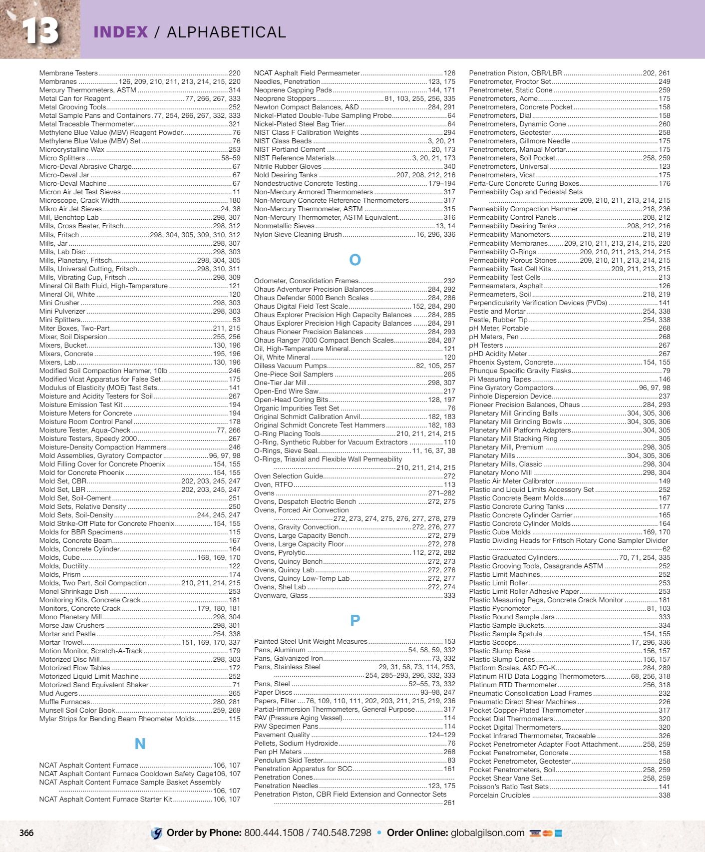 Gilson Company Materials Testing Catalog Weekly Ad January 1 - December 31, 2026