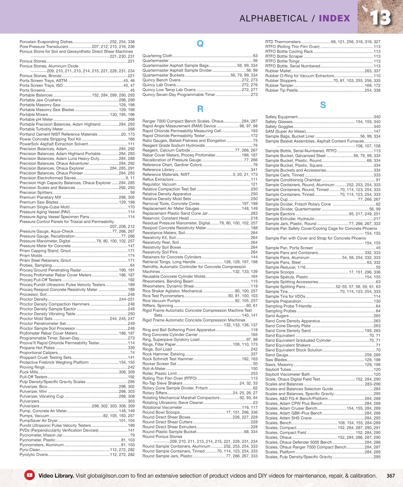 Gilson Company Materials Testing Catalog Weekly Ad January 1 - December 31, 2026
