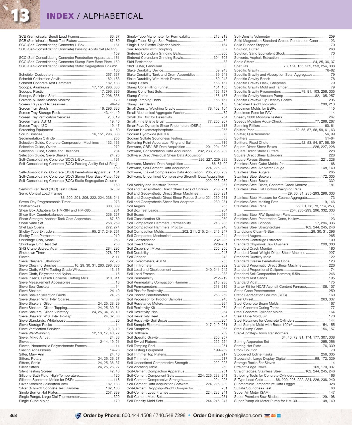 Gilson Company Materials Testing Catalog Weekly Ad January 1 - December 31, 2026