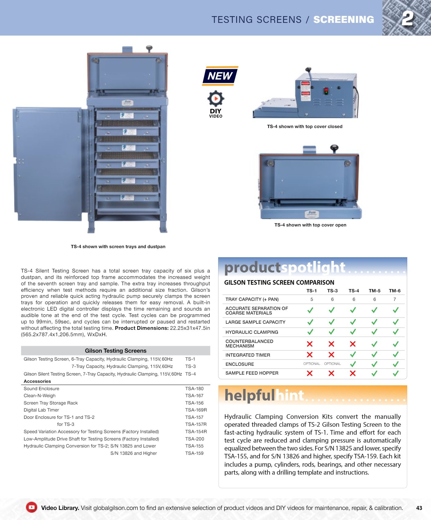 Gilson Company Materials Testing Catalog Weekly Ad January 1 - December 31, 2026