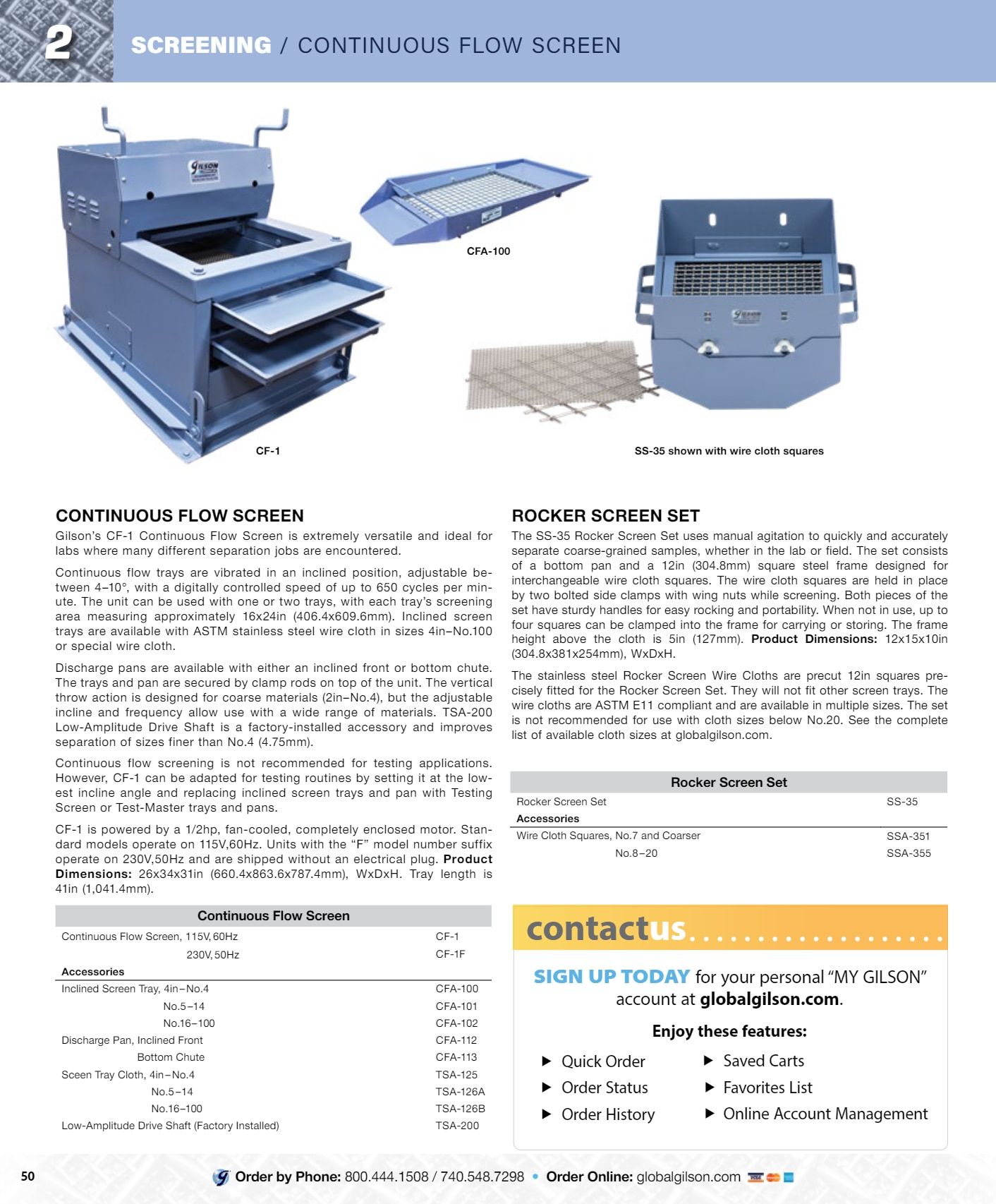 Gilson Company Materials Testing Catalog Weekly Ad January 1 - December 31, 2026