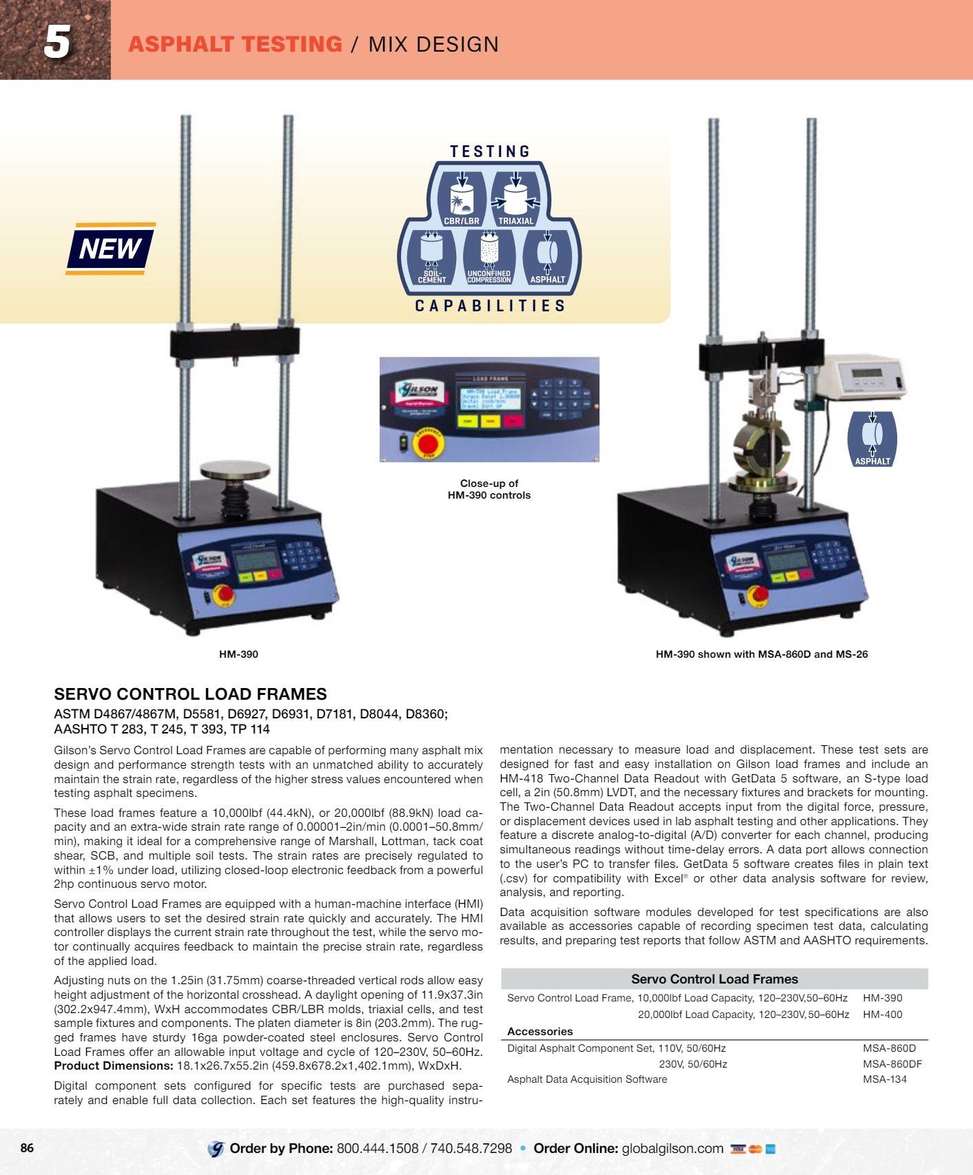 Gilson Company Materials Testing Catalog Weekly Ad January 1 - December 31, 2026