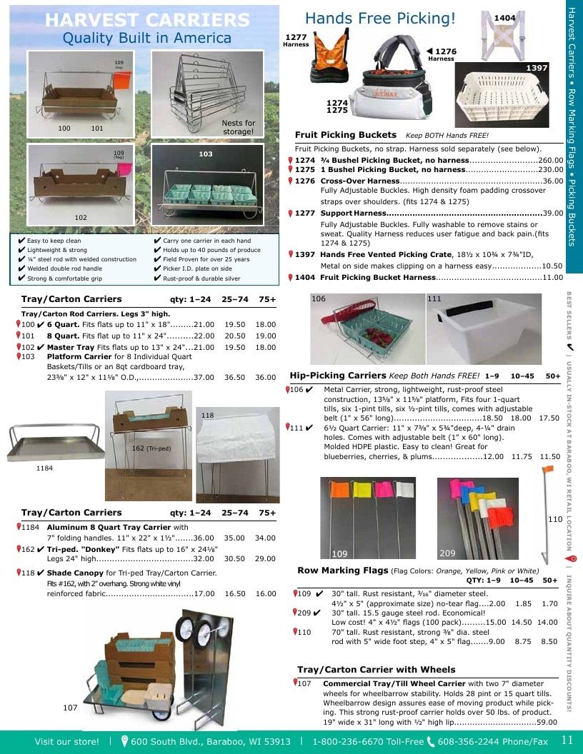 Glacier Valley Enterprises Produce Supplies Catalog Weekly Ad January 1 - December 31, 2026