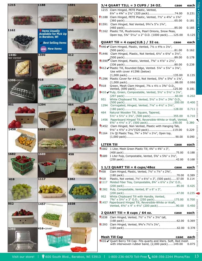 Glacier Valley Enterprises Produce Supplies Catalog Weekly Ad January 1 - December 31, 2026