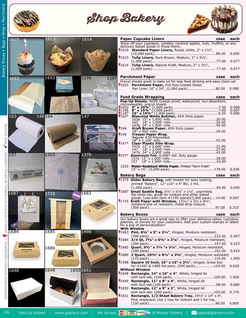 Glacier Valley Enterprises Produce Supplies Catalog Weekly Ad January 1 - December 31, 2026