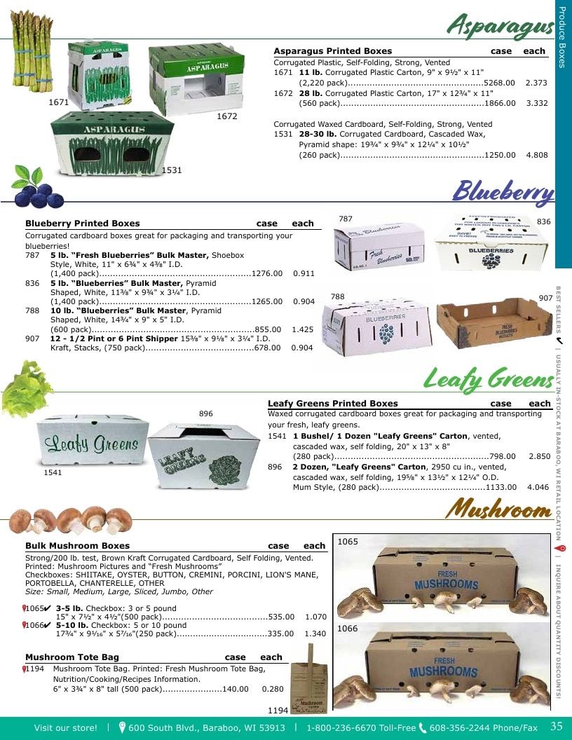Glacier Valley Enterprises Produce Supplies Catalog Weekly Ad January 1 - December 31, 2026