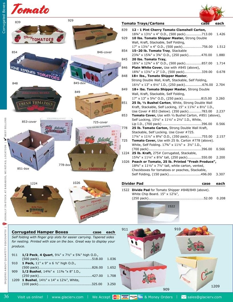 Glacier Valley Enterprises Produce Supplies Catalog Weekly Ad January 1 - December 31, 2026