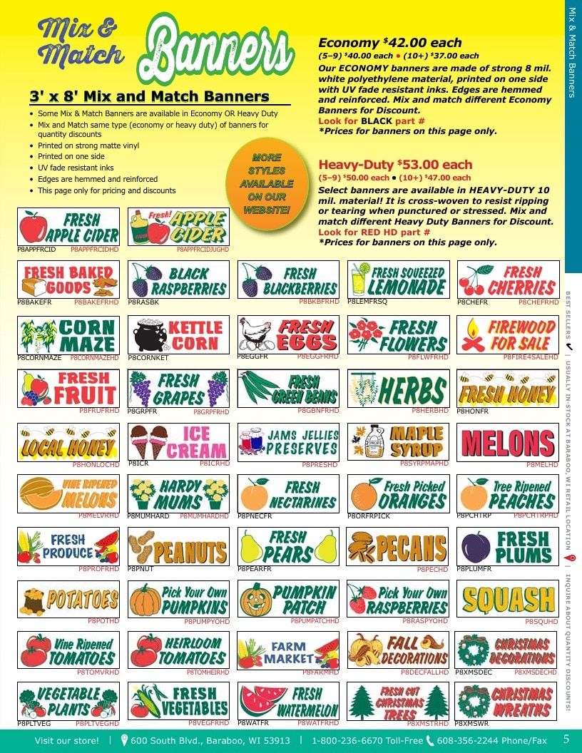 Glacier Valley Enterprises Produce Supplies Catalog Weekly Ad January 1 - December 31, 2026