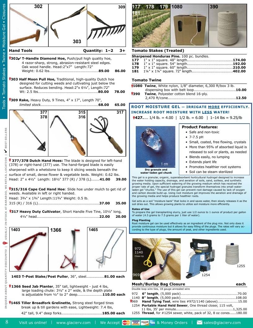 Glacier Valley Enterprises Produce Supplies Catalog Weekly Ad January 1 - December 31, 2026