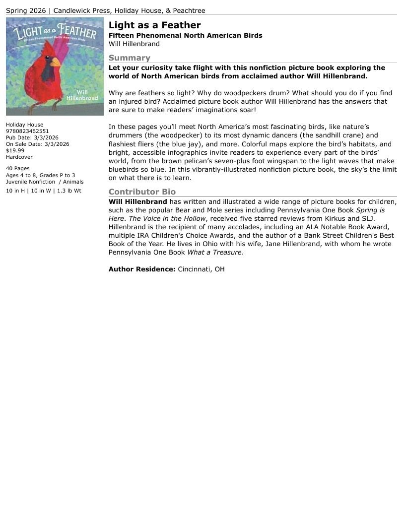 Holiday House Children's Books Catalog Weekly Ad January 1 - December 31, 2026