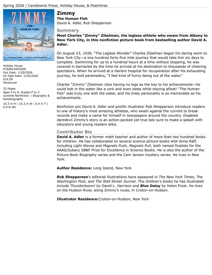 Holiday House Children's Books Catalog Weekly Ad January 1 - December 31, 2026