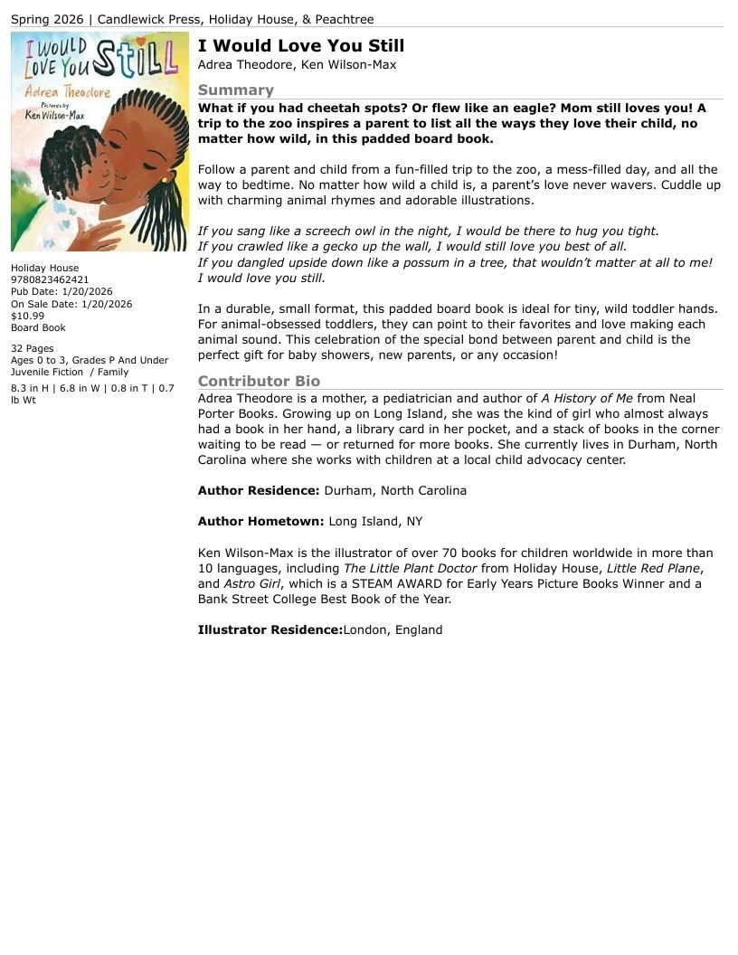 Holiday House Children's Books Catalog Weekly Ad January 1 - December 31, 2026
