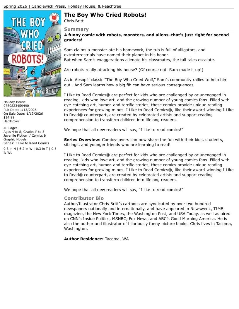 Holiday House Children's Books Catalog Weekly Ad January 1 - December 31, 2026