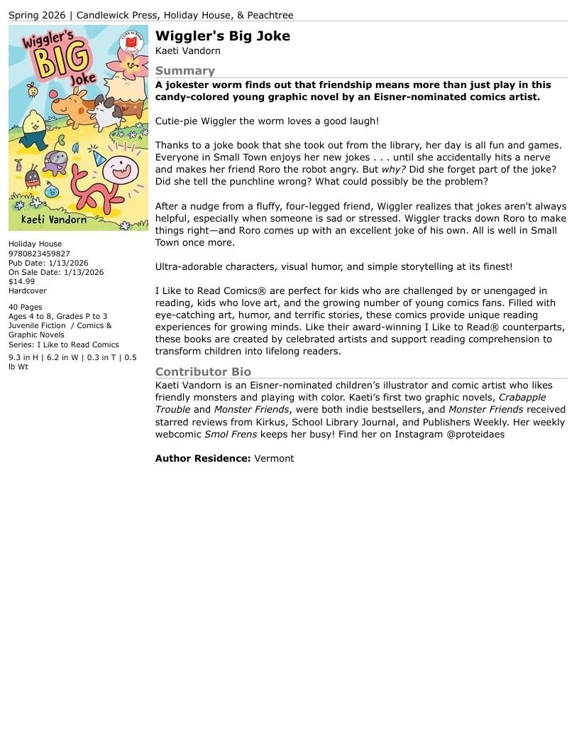 Holiday House Children's Books Catalog Weekly Ad January 1 - December 31, 2026