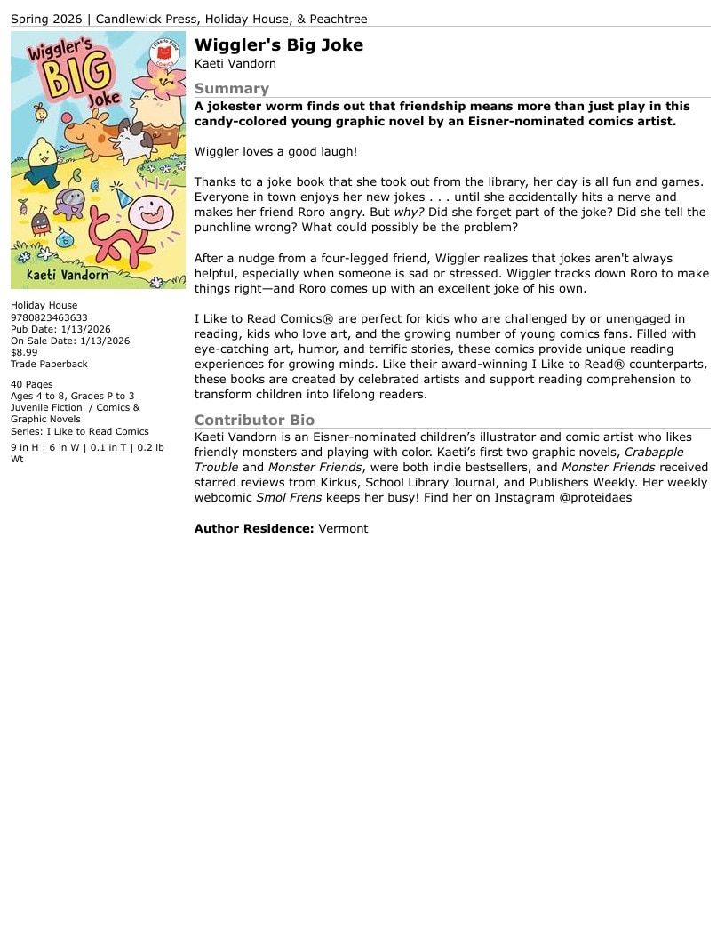 Holiday House Children's Books Catalog Weekly Ad January 1 - December 31, 2026
