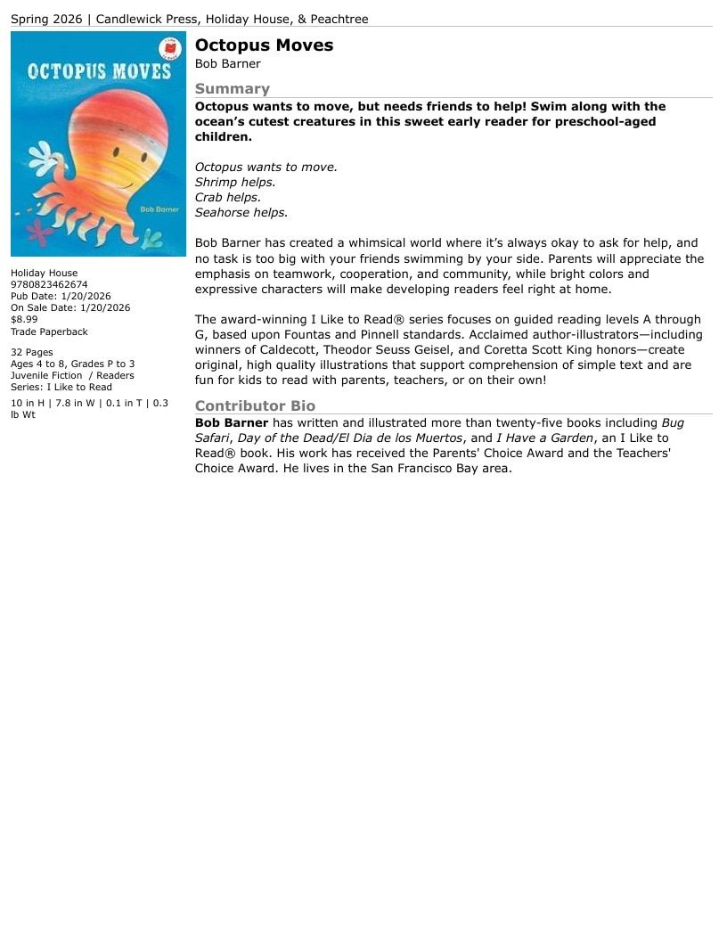 Holiday House Children's Books Catalog Weekly Ad January 1 - December 31, 2026