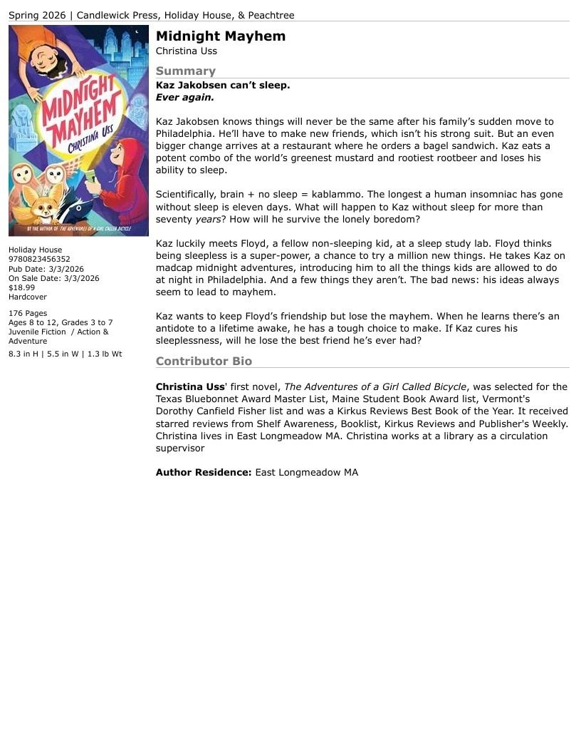 Holiday House Children's Books Catalog Weekly Ad January 1 - December 31, 2026
