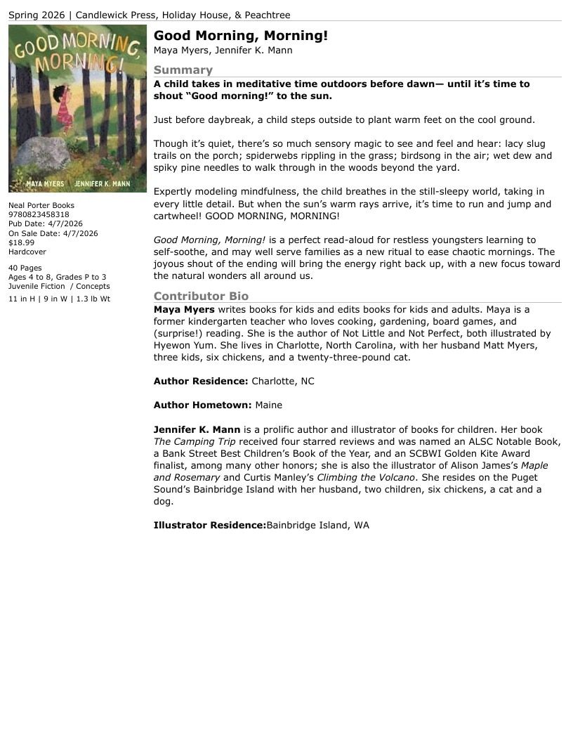 Holiday House Children's Books Catalog Weekly Ad January 1 - December 31, 2026