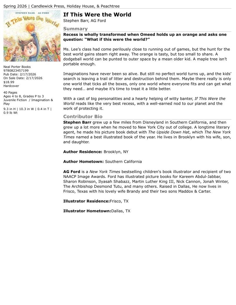 Holiday House Children's Books Catalog Weekly Ad January 1 - December 31, 2026