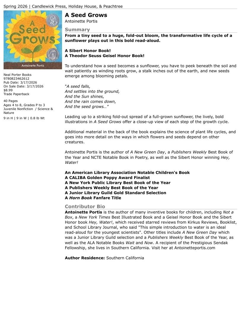 Holiday House Children's Books Catalog Weekly Ad January 1 - December 31, 2026