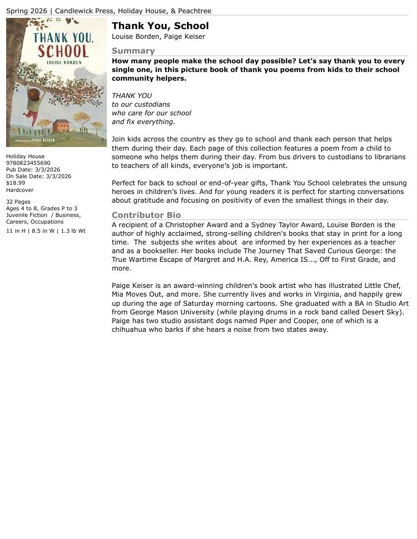 Holiday House Children's Books Catalog Weekly Ad January 1 - December 31, 2026