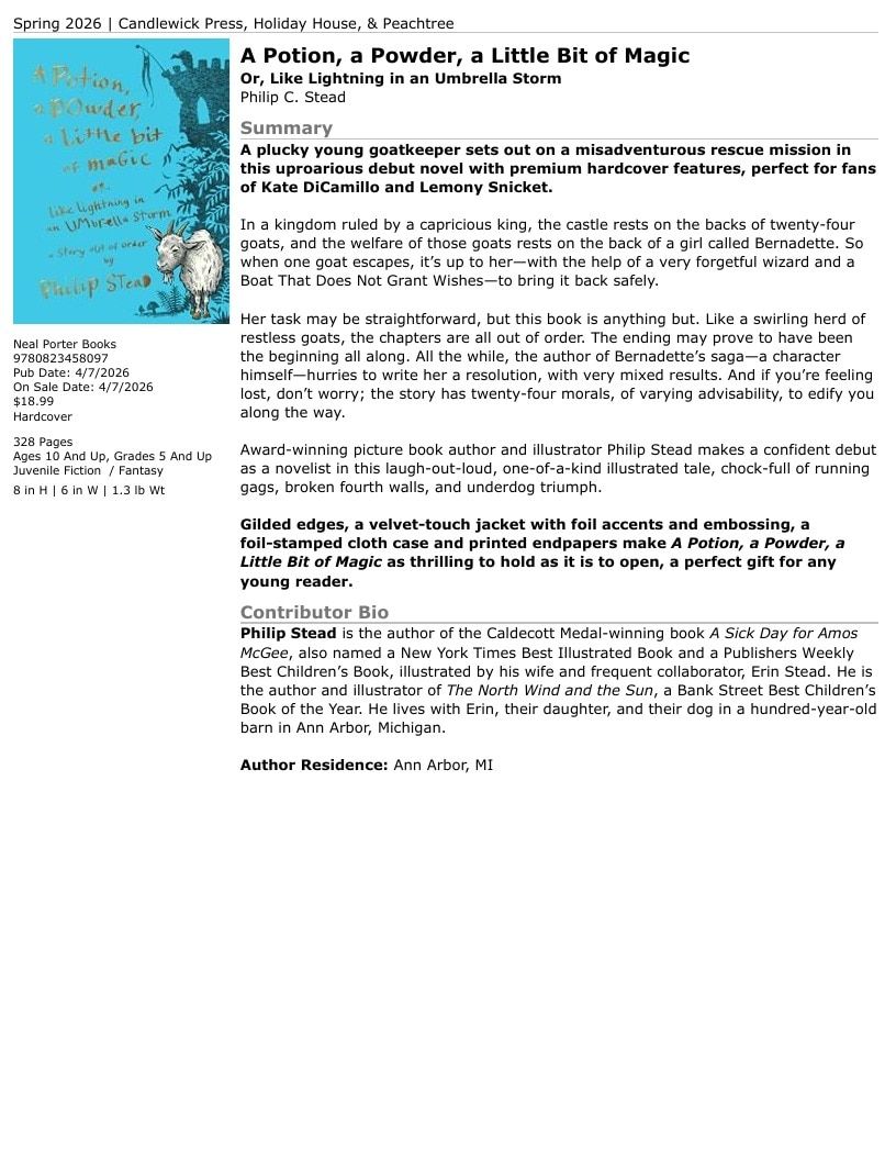 Holiday House Children's Books Catalog Weekly Ad January 1 - December 31, 2026