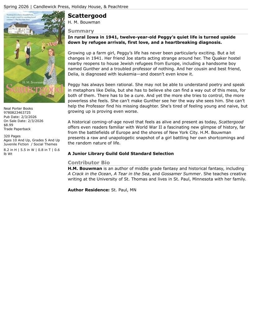 Holiday House Children's Books Catalog Weekly Ad January 1 - December 31, 2026