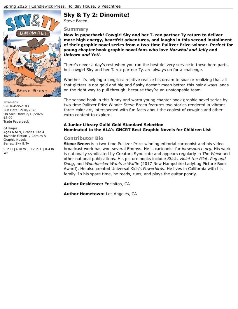 Holiday House Children's Books Catalog Weekly Ad January 1 - December 31, 2026