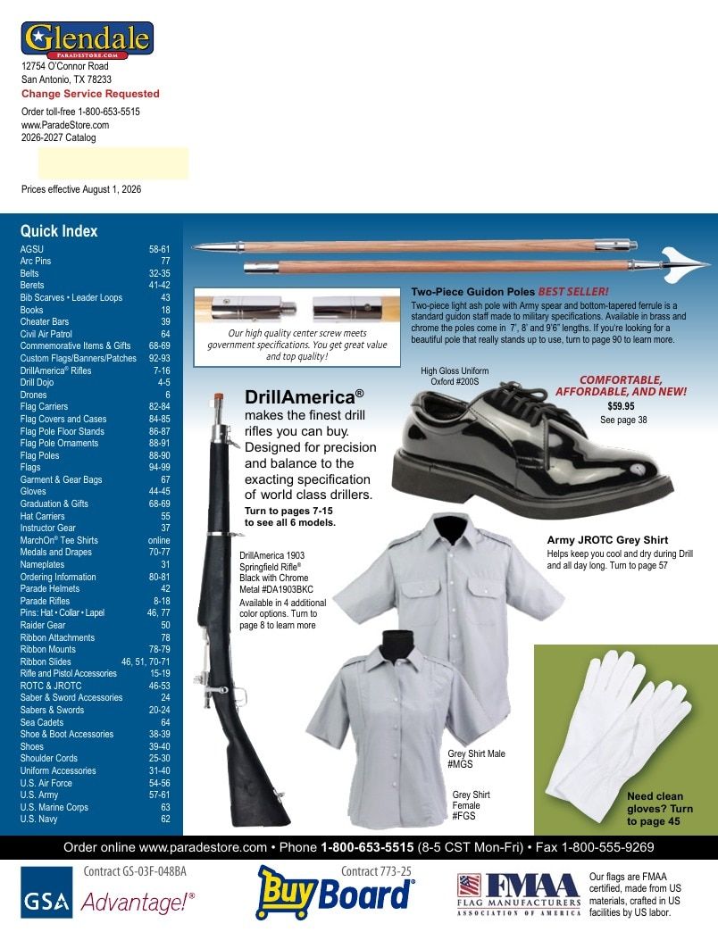 Glendale Parade Store Cadet Catalog Weekly Ad January 1 - December 31, 2026