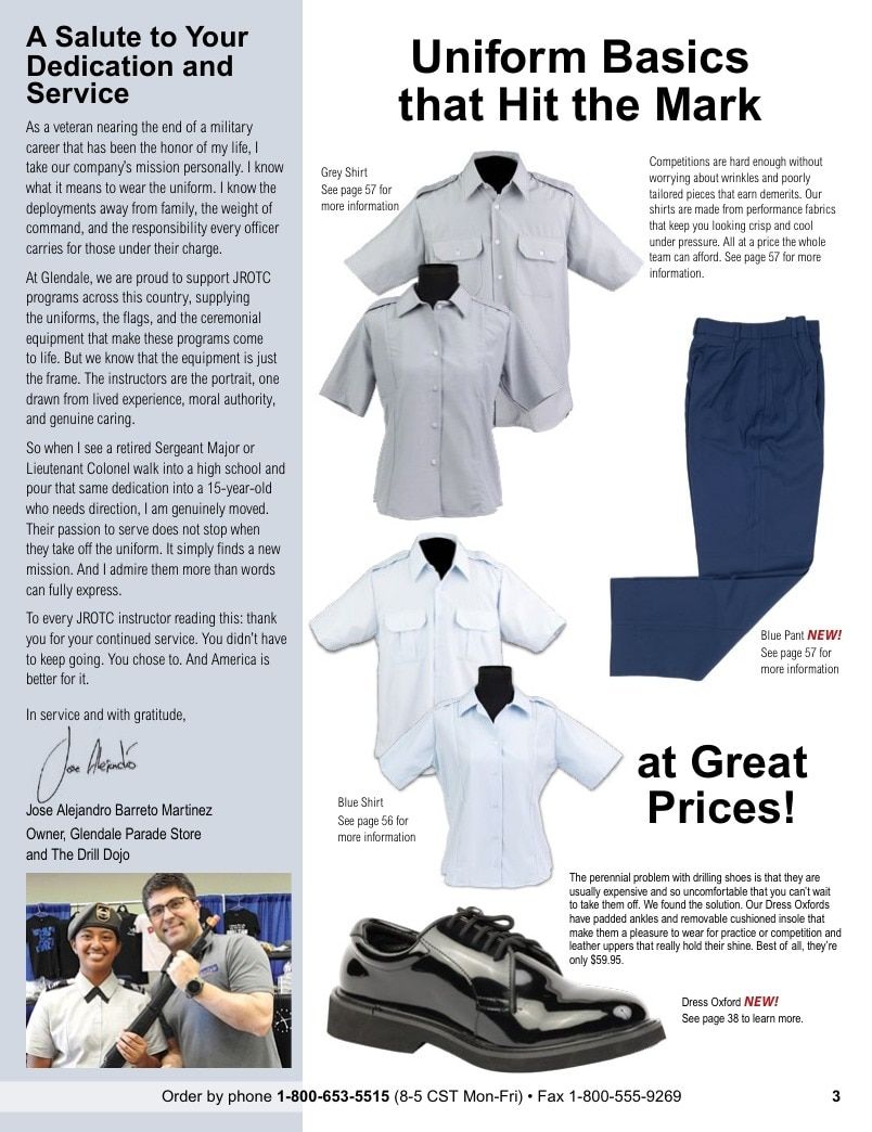 Glendale Parade Store Cadet Catalog Weekly Ad January 1 - December 31, 2026