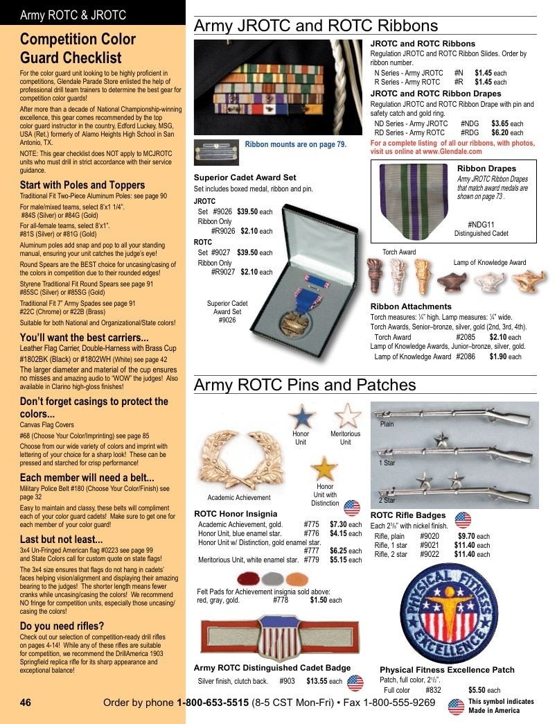 Glendale Parade Store Cadet Catalog Weekly Ad January 1 - December 31, 2026