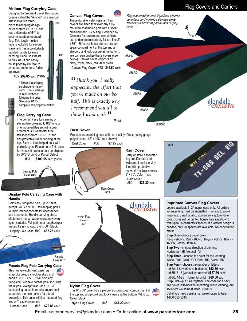 Glendale Parade Store Professional Parade Catalog Weekly Ad January 1 - December 31, 2026