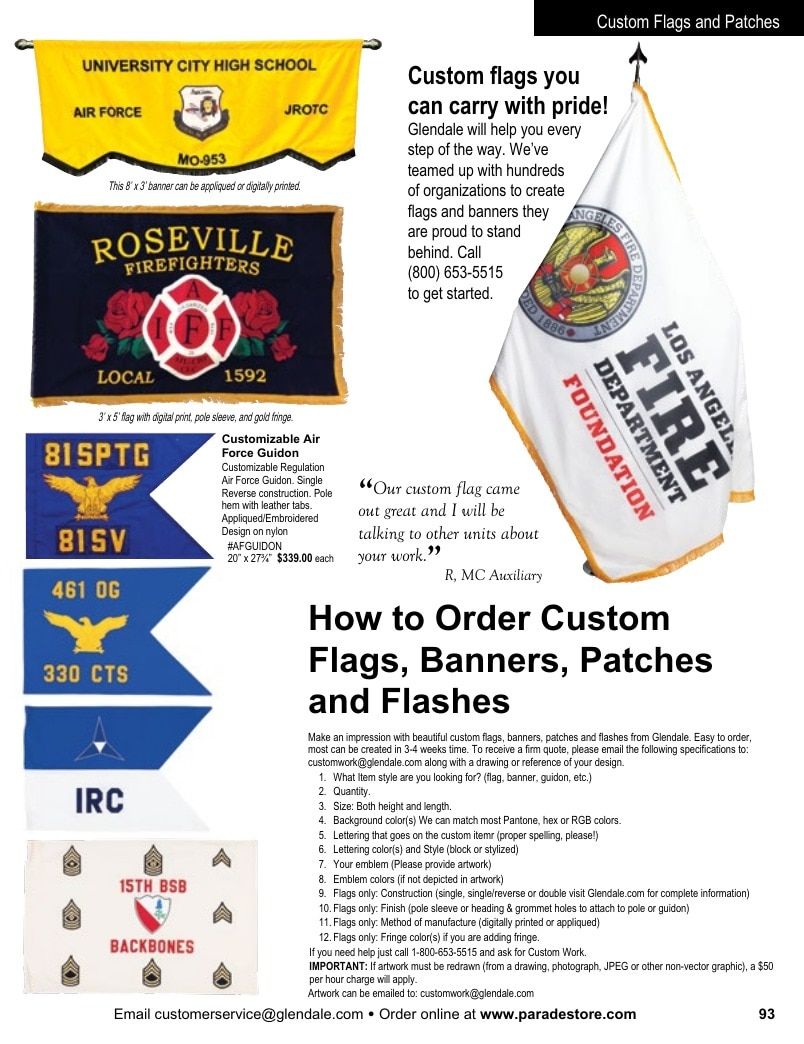 Glendale Parade Store Professional Parade Catalog Weekly Ad January 1 - December 31, 2026