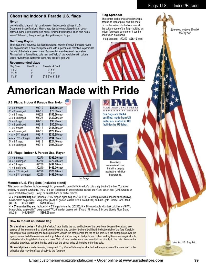 Glendale Parade Store Professional Parade Catalog Weekly Ad January 1 - December 31, 2026